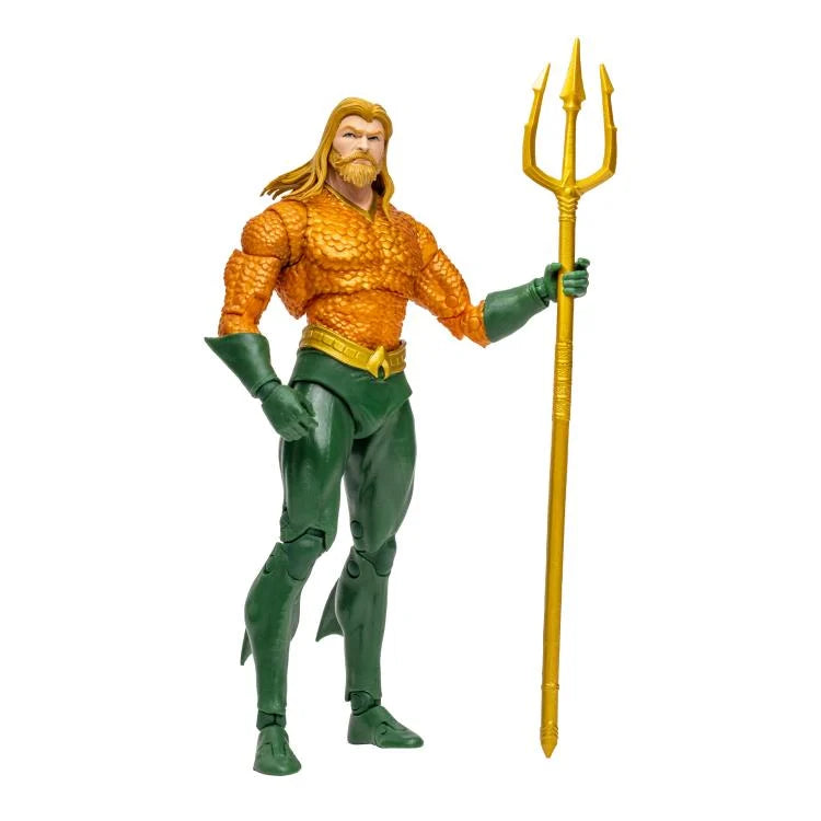 DC Multiverse Aquaman Action Figure - 7-Inch Collectible with Accessories - Perfect for Display, Gifts, and Comic Book Fans