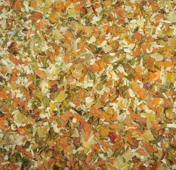 1 LB Dried Vegetable Soup Mix - Dehydrated Onion, Carrot, Potato, Sweet Potato, Bell Peppers & Parsley Flakes - Perfect for Ramen, Soups, Stews & Camping Meals