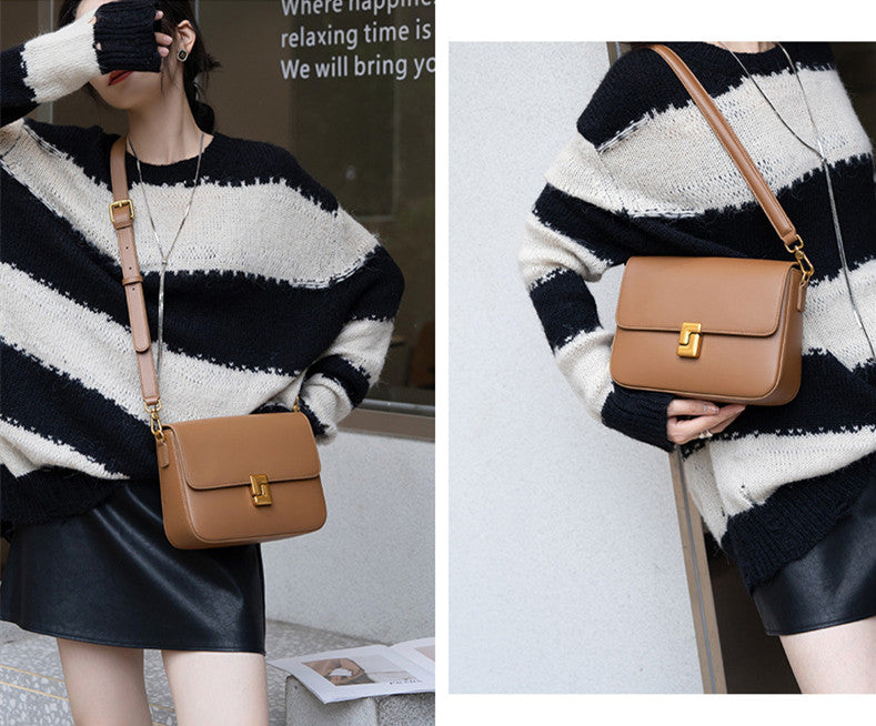 Stylish Modern Square Crossbody Bag for Women - Trendy Shoulder Purse with Adjustable Strap - Perfect for Work, Travel & Everyday Use