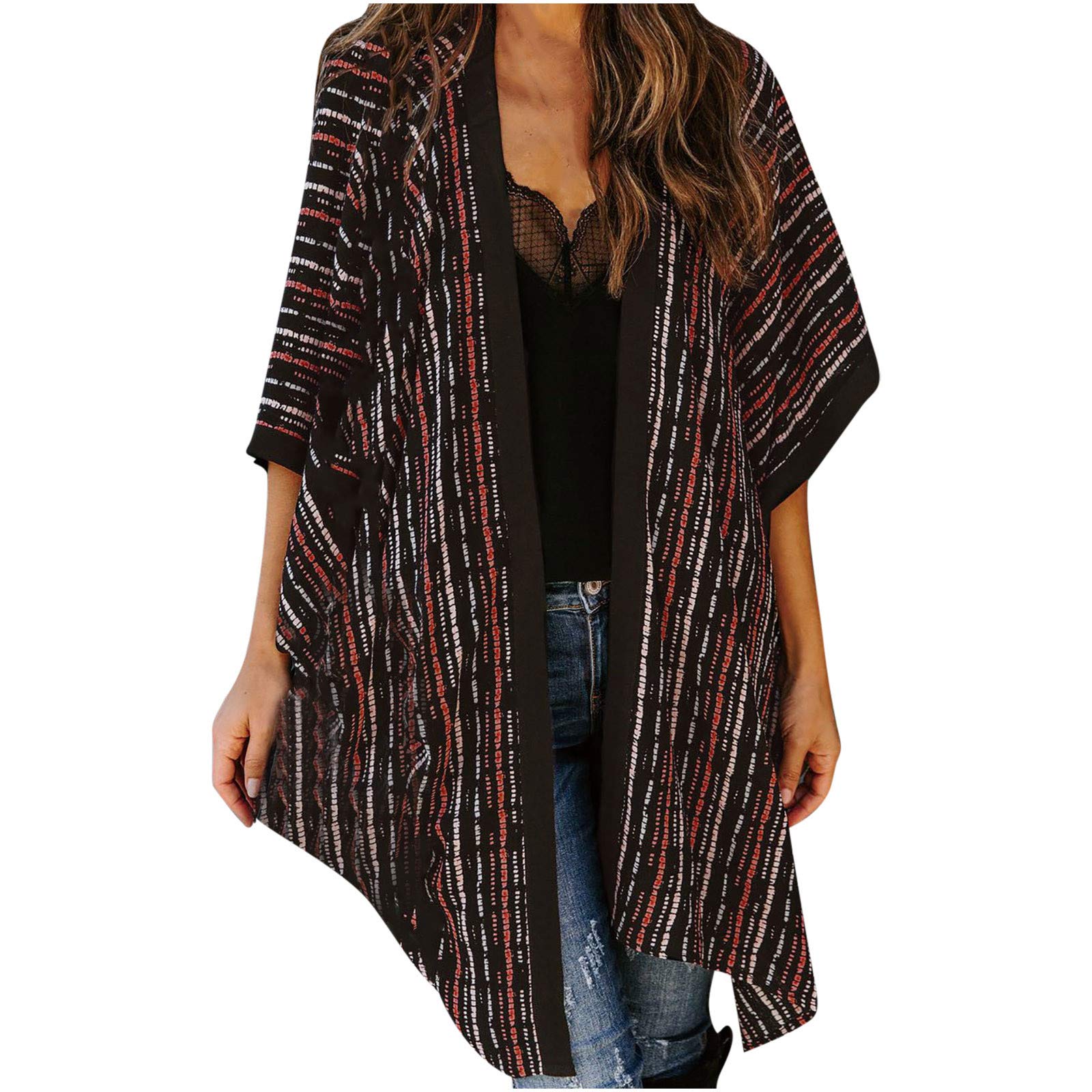 Women's Beach Cover-Up Cardigan - Lightweight Swimsuit Cover-Up, Fashionable Korean Style Cardigan for Summer, Pool, and Vacation Outfits