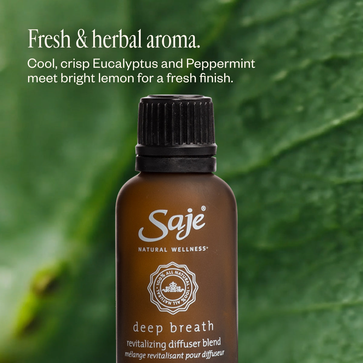 Deep Breath 30ml Essential Oil Diffuser Blend - Relaxing Aromatherapy for Stress Relief & Better Sleep
