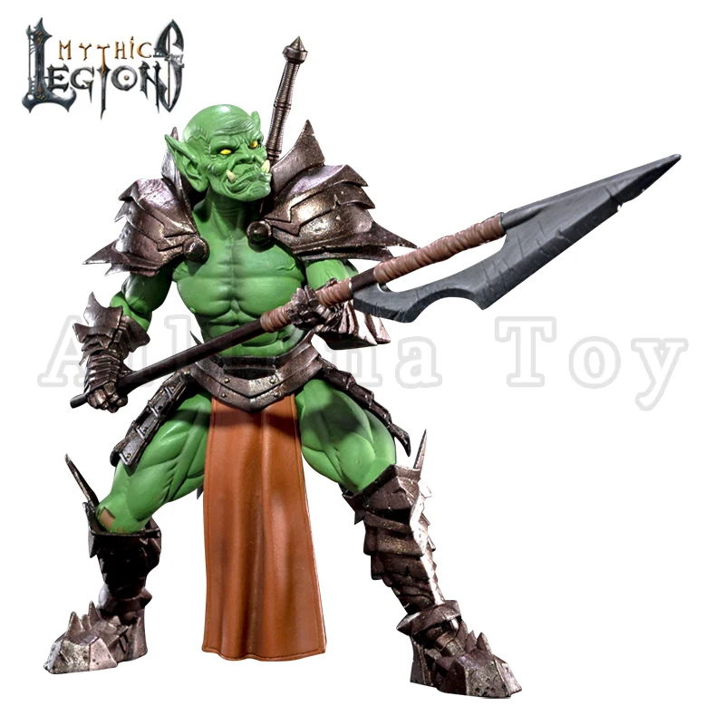 Mythic Legions 1/12 Scale 6-Inch Deluxe Male Orc Builder Ver 2.0 Action Figure by Four Horsemen Studios - Fantasy Roleplay, Collectible Display & Tabletop Gaming