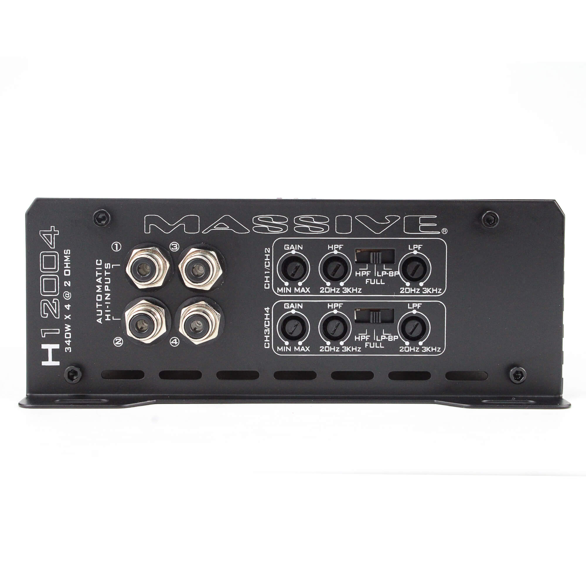 200W RMS x 4 Channel Car Amplifier - 4 Ohm Stable for High Power Audio System | Perfect for Car Stereo Upgrade, Truck Audio Installation & Bass Boost