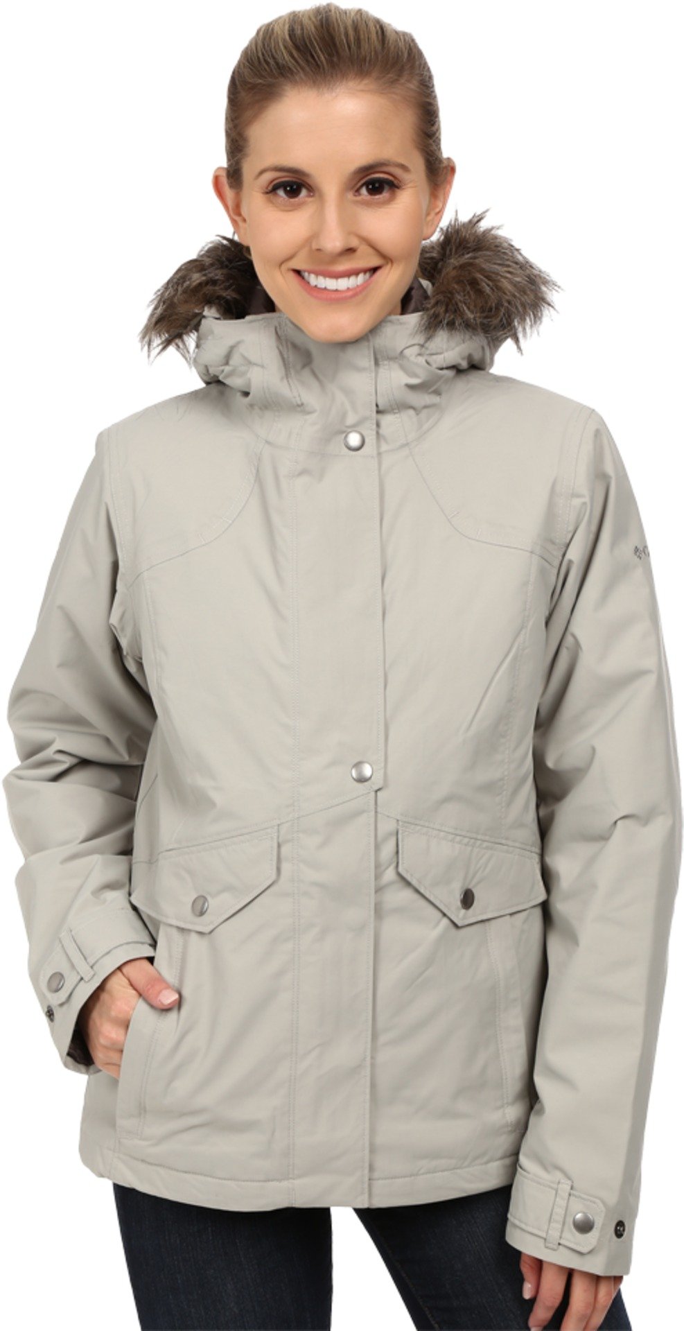 Columbia Women's Sunset Vista Interchangeable Waterproof Jacket - Lightweight Windproof Winter Coat for Hiking, Skiing & Outdoor Activities
