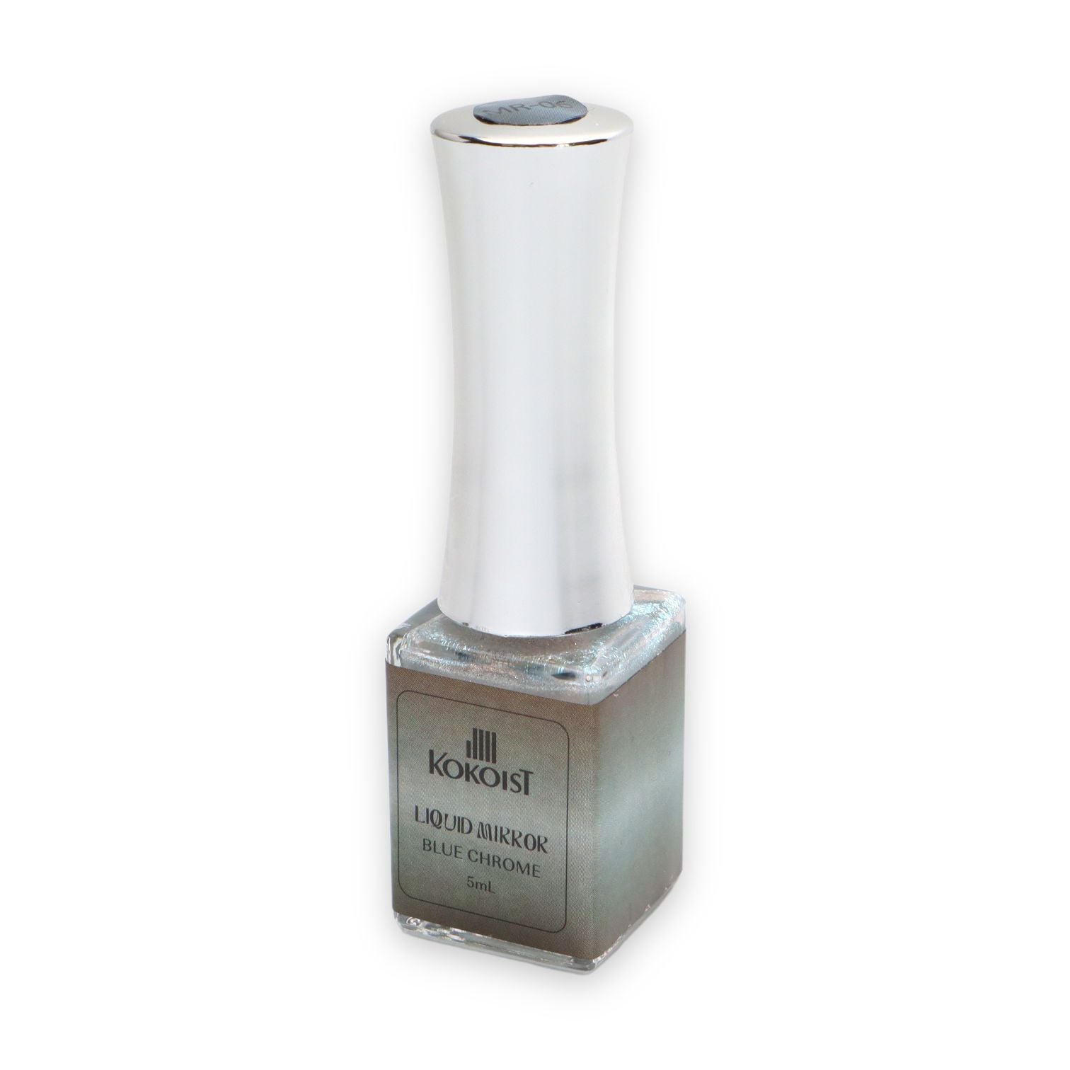 Kokoist MR06 Liquid Mirror Blue Chrome Nail Polish - High Gloss Metallic Finish for Gel Nails | Perfect for Salon, Home Manicures & Special Occasions