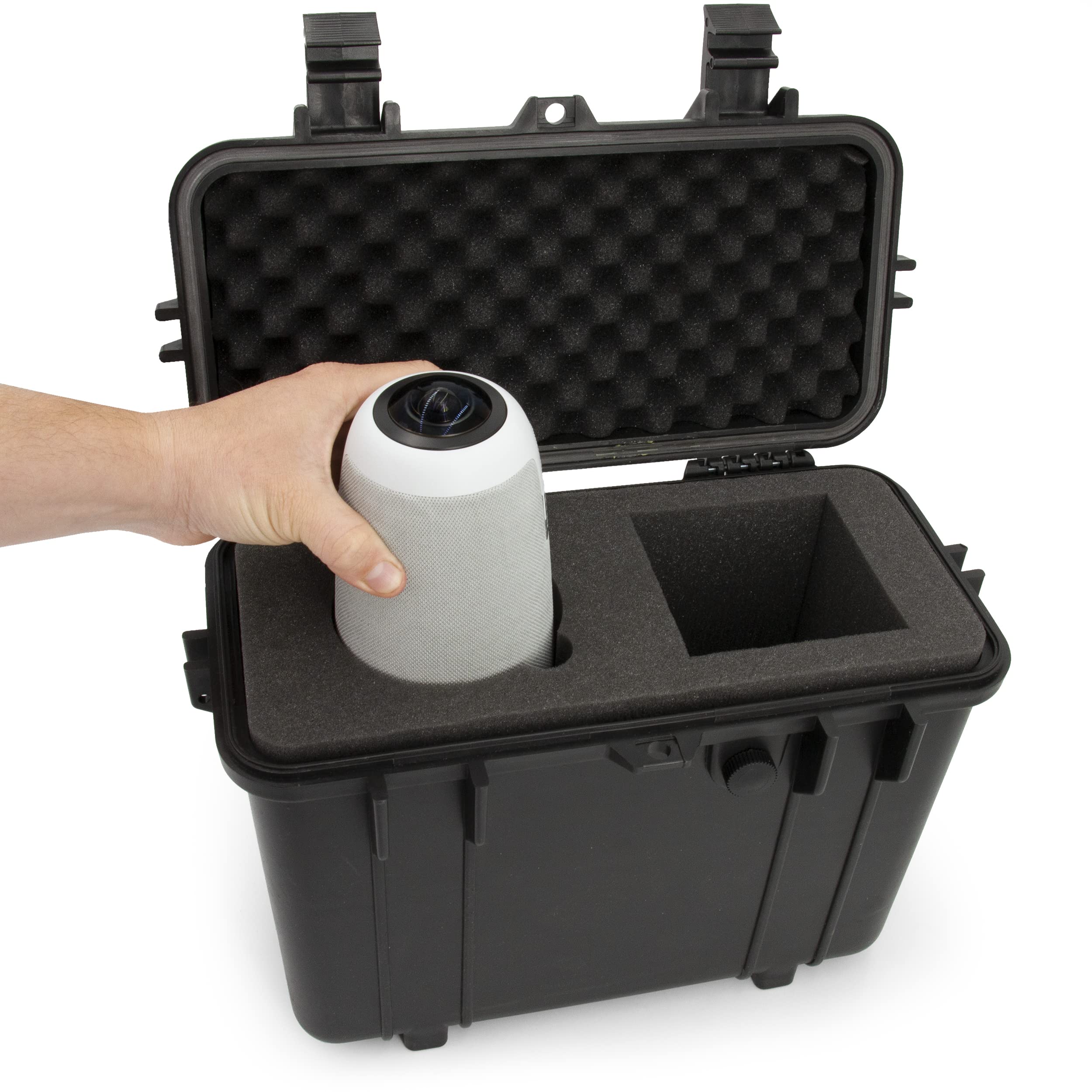 Waterproof Case for Meeting Owl Pro 360° Conference Camera - Shockproof Protective Cover for Owl Camera Accessories - Perfect for Outdoor Meetings, Travel & Secure Storage