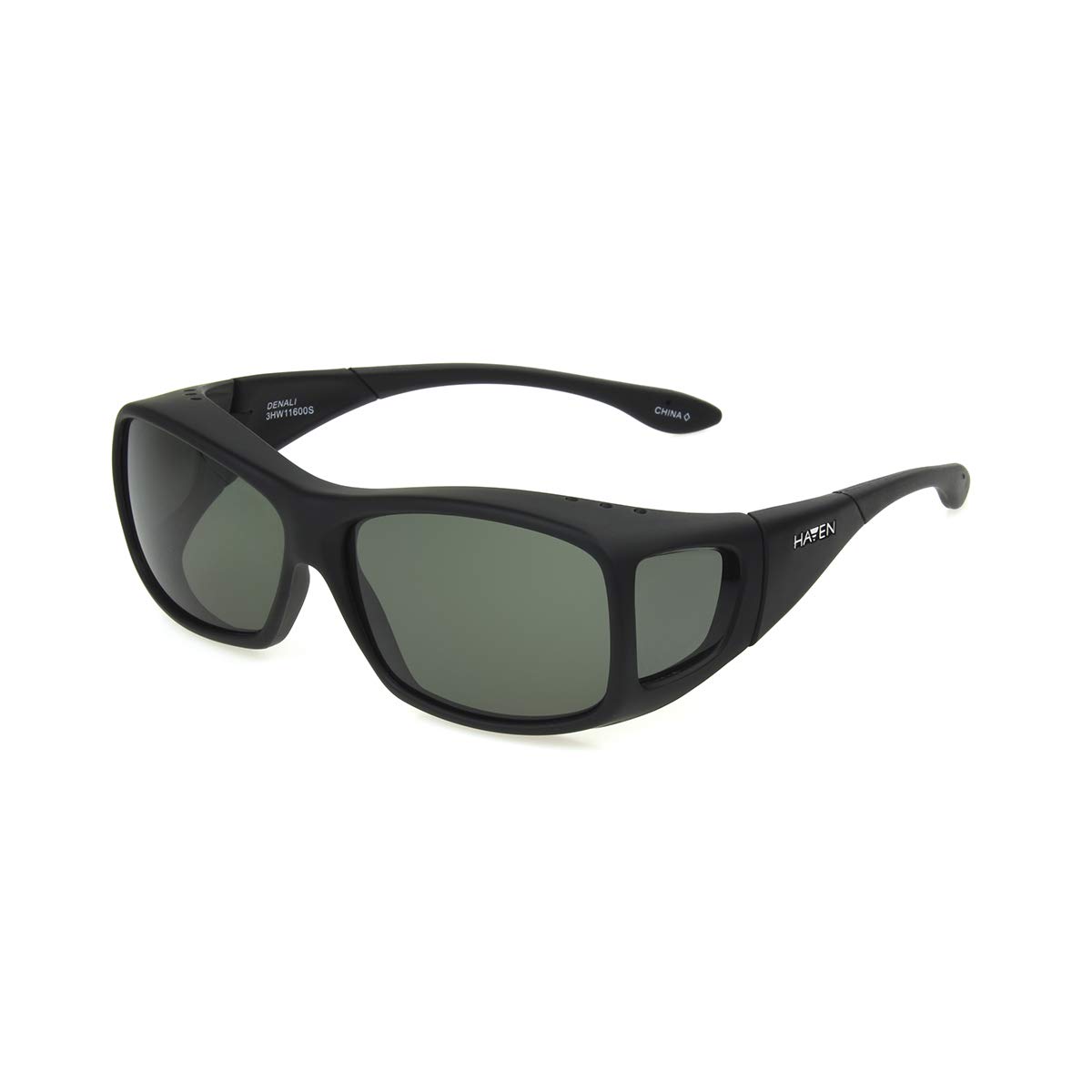 Dioptics Haven Denali Rectangular Fit Over Sunglasses - UV Protection, Lightweight & Comfortable for Outdoor Activities, Driving, and Sports