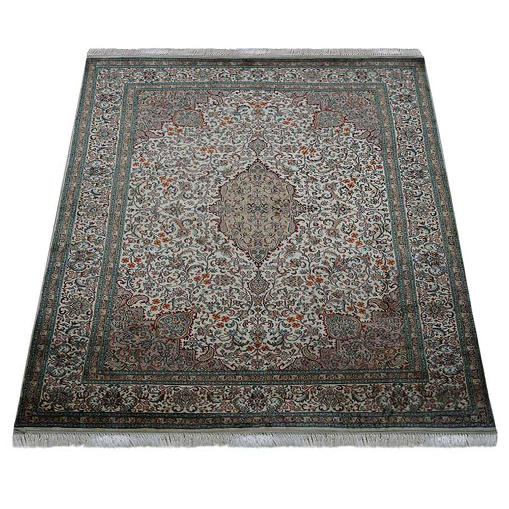 Handmade Persian Rug - CelestialWhisper Premium Hand-Knotted Wool Carpet for Living Room, Bedroom & Dining Area | Traditional Oriental Design, Non-Slip Backing, Durable Floor Decor
