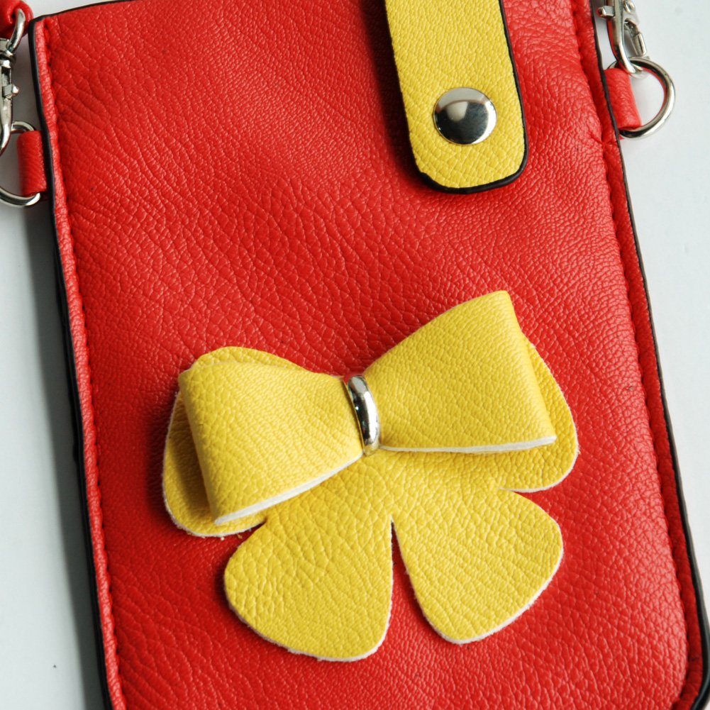 Exclusive Queen Colorful Leatherette Phone Pouch - Stylish Cell Phone Case & Clutch Wallet for Women - Perfect for Parties, Travel, and Everyday Use