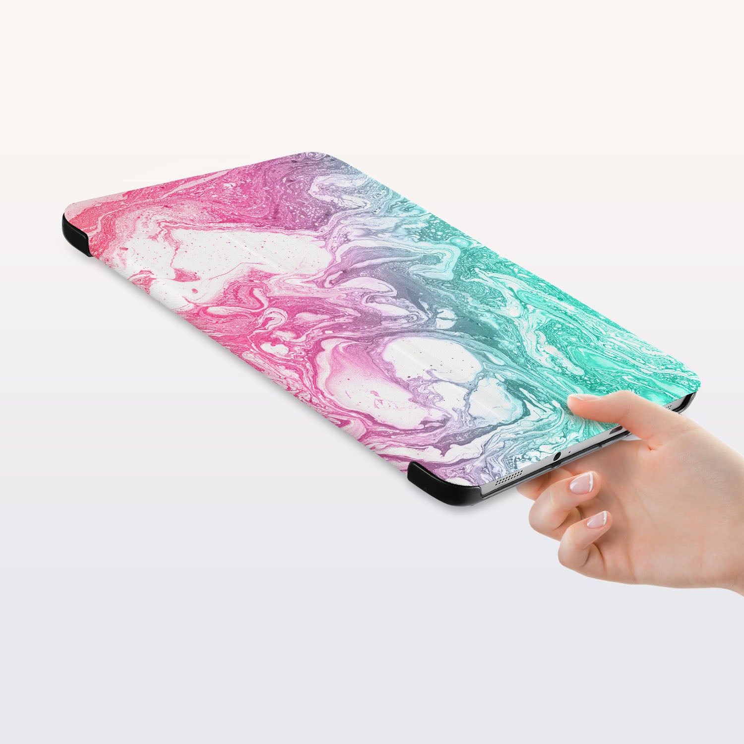 Samsung Tablet Case with Abstract Oil Painting Design - Protective Cover for Galaxy Tab A/S6/S7/S8 - Perfect for Home, Office & Travel Use