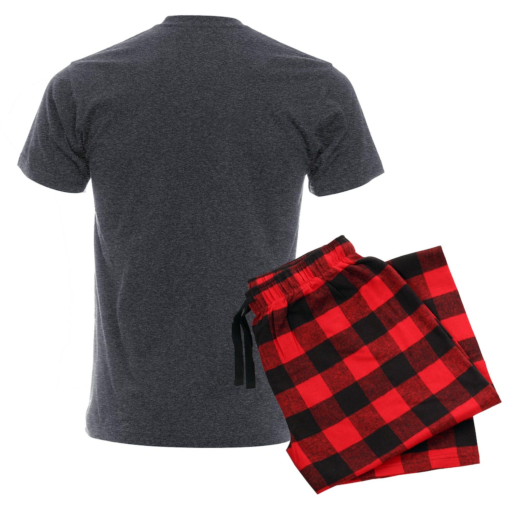Whiskey You Can Dance Men's Novelty Pajamas - Charcoal Gray Sleepwear for Whiskey Lovers | Perfect for Christmas Gifts, Birthday Presents & Lounge Wear