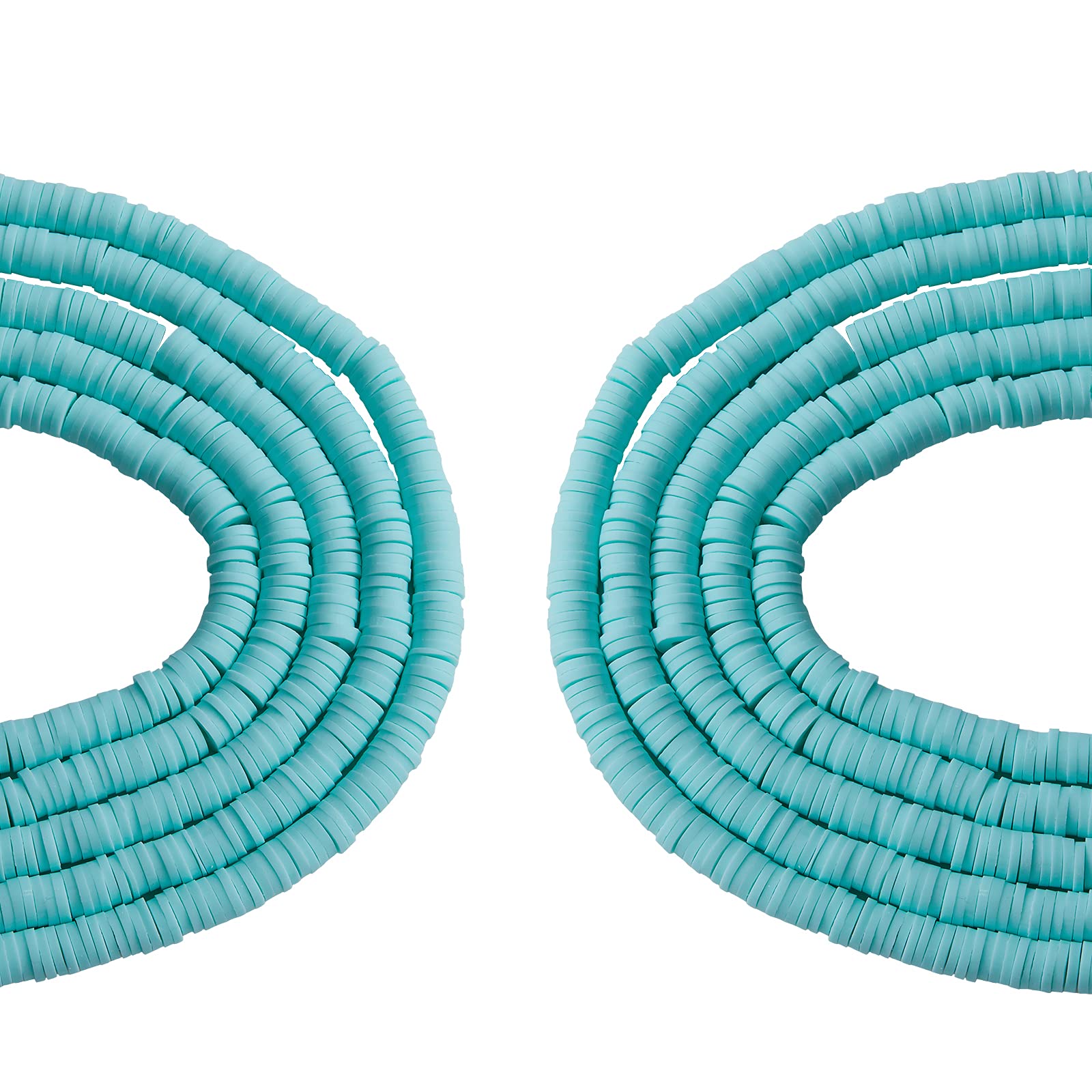 4mm Heishi Polymer Clay Beads - 10 Strands Flat Round Spacer Beads for DIY Jewelry Making, Bracelets & Necklaces - Handmade Vinyl Disc Beads Assortment for Crafting, Gifts & Boho Style Accessories
