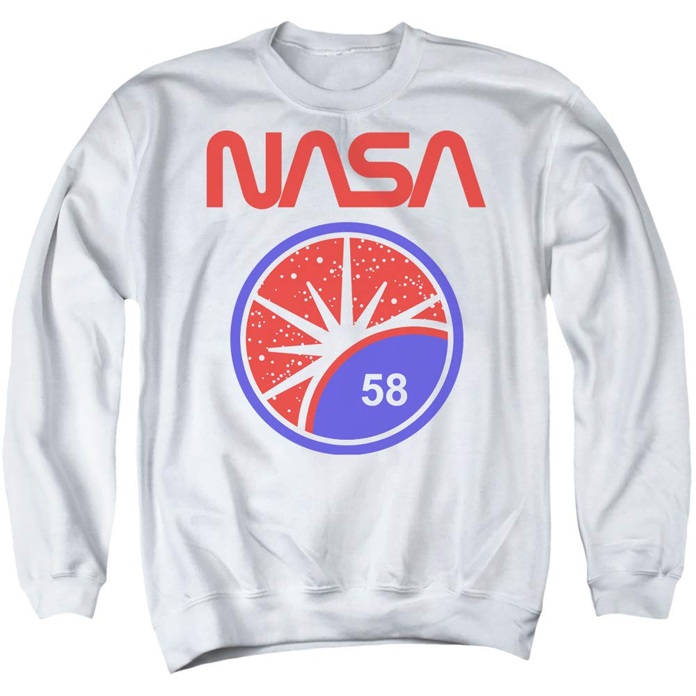 NASA Stars Unisex Adult Crewneck Sweatshirt - Comfortable Cotton Pullover for Men & Women - Casual Streetwear, Space Lover Gift, Lounge & Everyday Wear