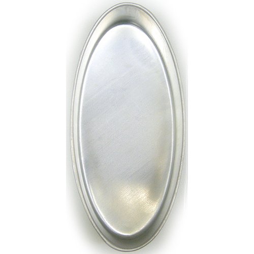 14-3/16 Inch Aluminum Oval Challah Bread Baking Pan - Perfect for Jewish Holidays, Shabbat & Homemade Artisan Bread