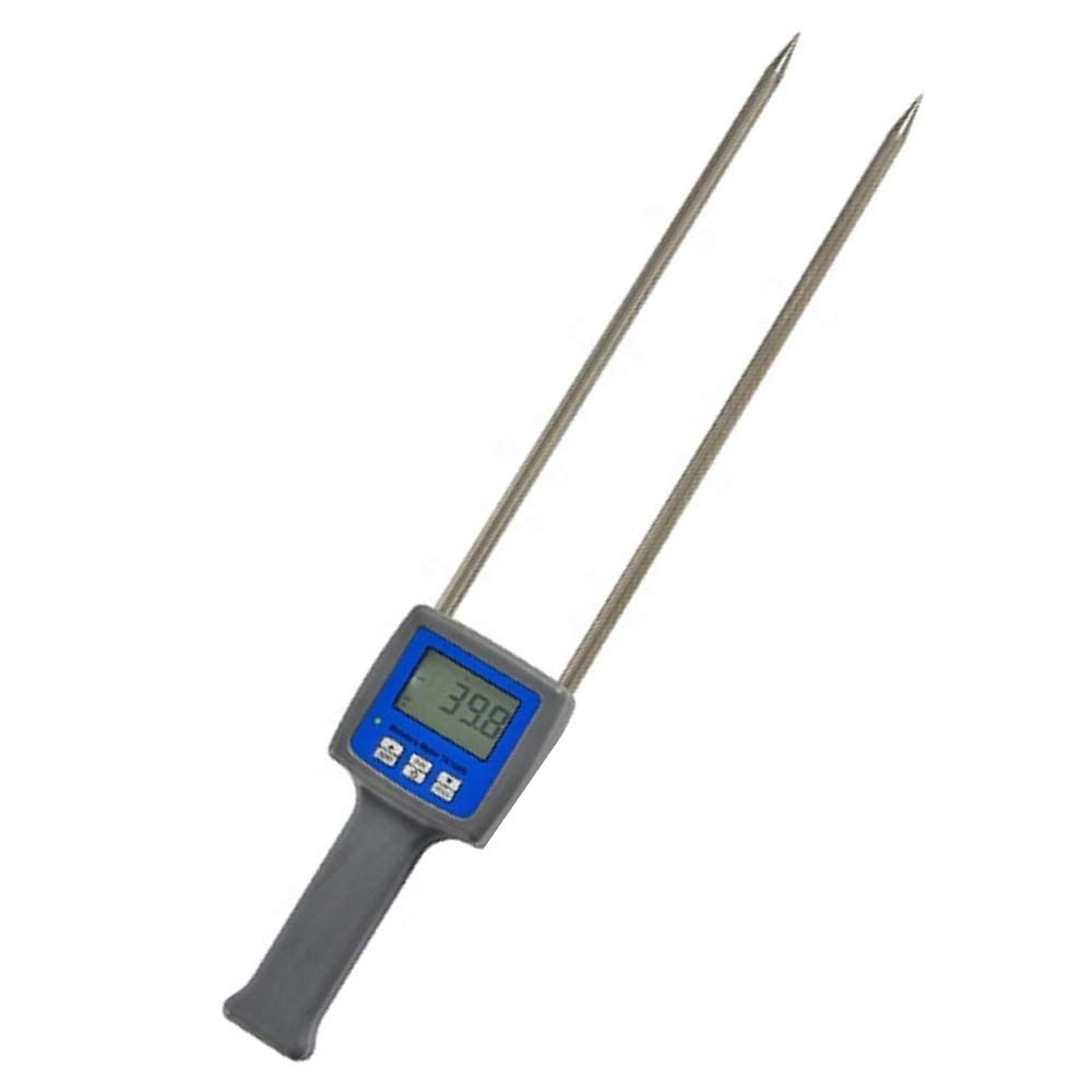 Digital Grain Moisture Meter - Portable Moisture Tester for Barley, Corn, Rice, Wheat | Accurate Grain Analyzer for Farming, Storage & Quality Control