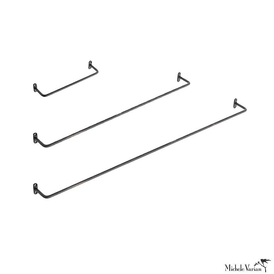 Stainless Steel Towel Bar - Heavy Duty Bathroom Towel Rack for Kitchen & Bathroom - Perfect for Hanging Towels, Robes & Clothes in Home Decor