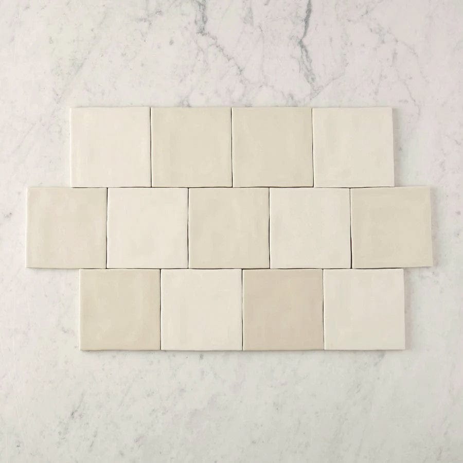 Premium Newport Matte Taupe Mixed Square Tile - 12x12 Inch Porcelain Floor & Wall Tiles - Waterproof & Durable for Bathroom, Kitchen, and Backsplash Installation