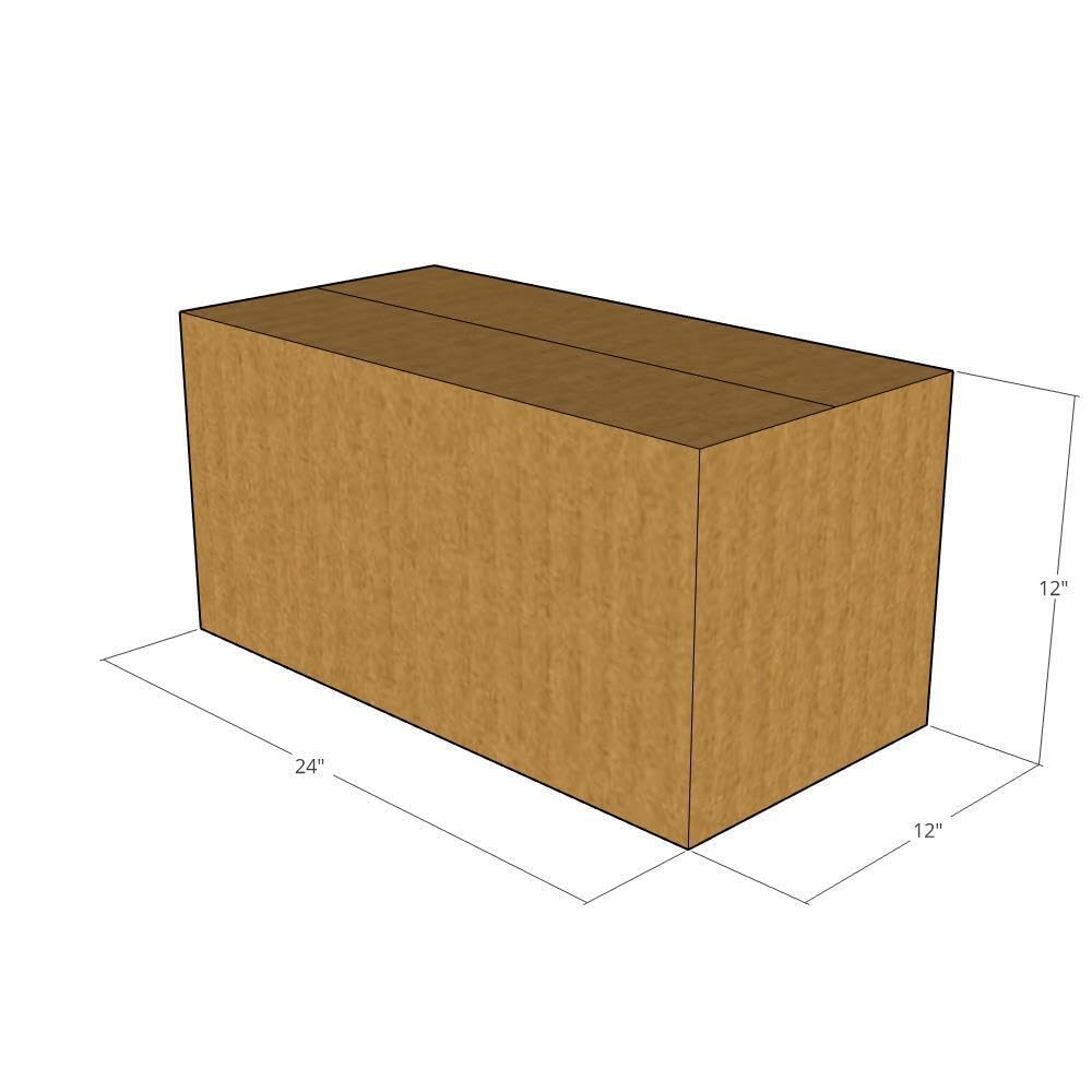 24x12x12 Corrugated Moving Boxes (Pack of 50) - 32 ECT Strength Shipping Boxes for Business, Office & Home Use | Perfect for Packing, Storage & Moving Supplies