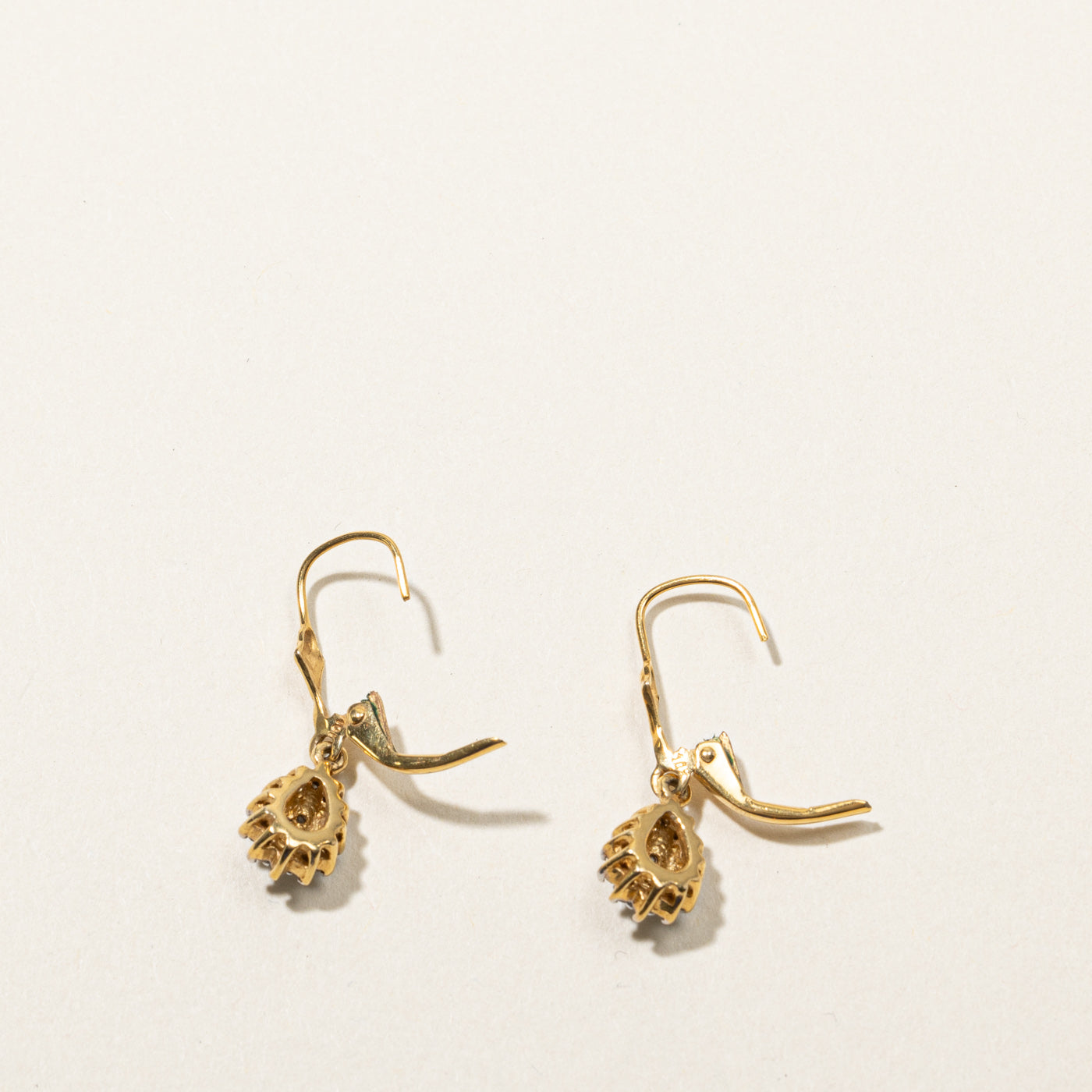 0.16ctw Cluster Diamond Dangle Earrings for Women - Elegant Wedding, Party & Evening Jewelry Gift