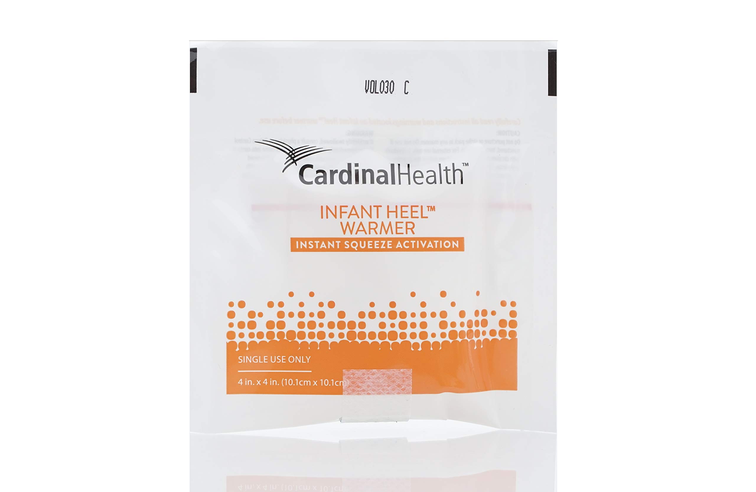 Cardinal Health 11460-010T Infant Heel Warmer - Disposable Heel Warmers for Newborns & Babies - Perfect for Blood Draws, IV Insertion & Medical Procedures in Hospitals & Clinics