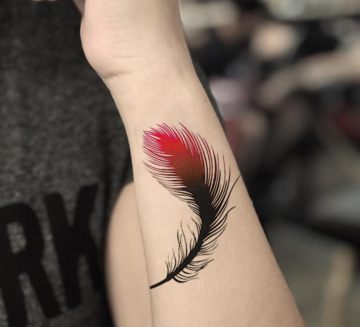 Waterproof Temporary Tattoo Stickers for Men & Women - 3D Realistic Flowers, Butterflies, Stars, Angels, Wolves & Armband Designs (19x9cm) - Perfect for Parties, Halloween, Cosplay & Body Art