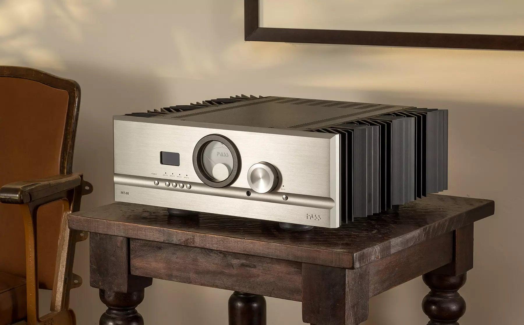 PASS Labs INT-60 High-End Integrated Stereo Amplifier - Perfect for Home Audio, Hi-Fi Systems & Audiophile Listening Rooms