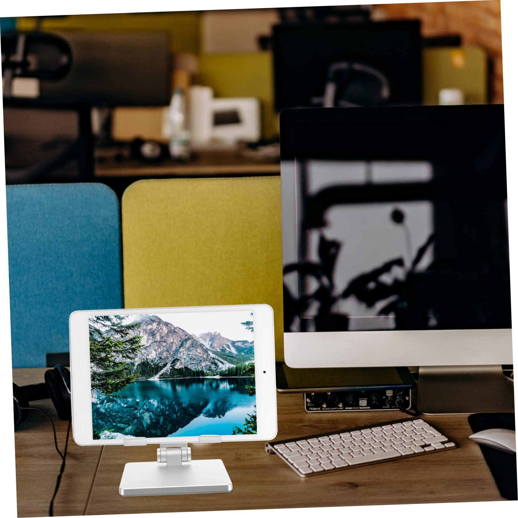 3-Pack Gatuida Aluminum Alloy Laptop & Tablet Stand - Adjustable Metal Bracket Holder for Desk, Office, Home & Travel Use - Compact & Durable Desktop Organizer for MacBook, iPad & Other Devices