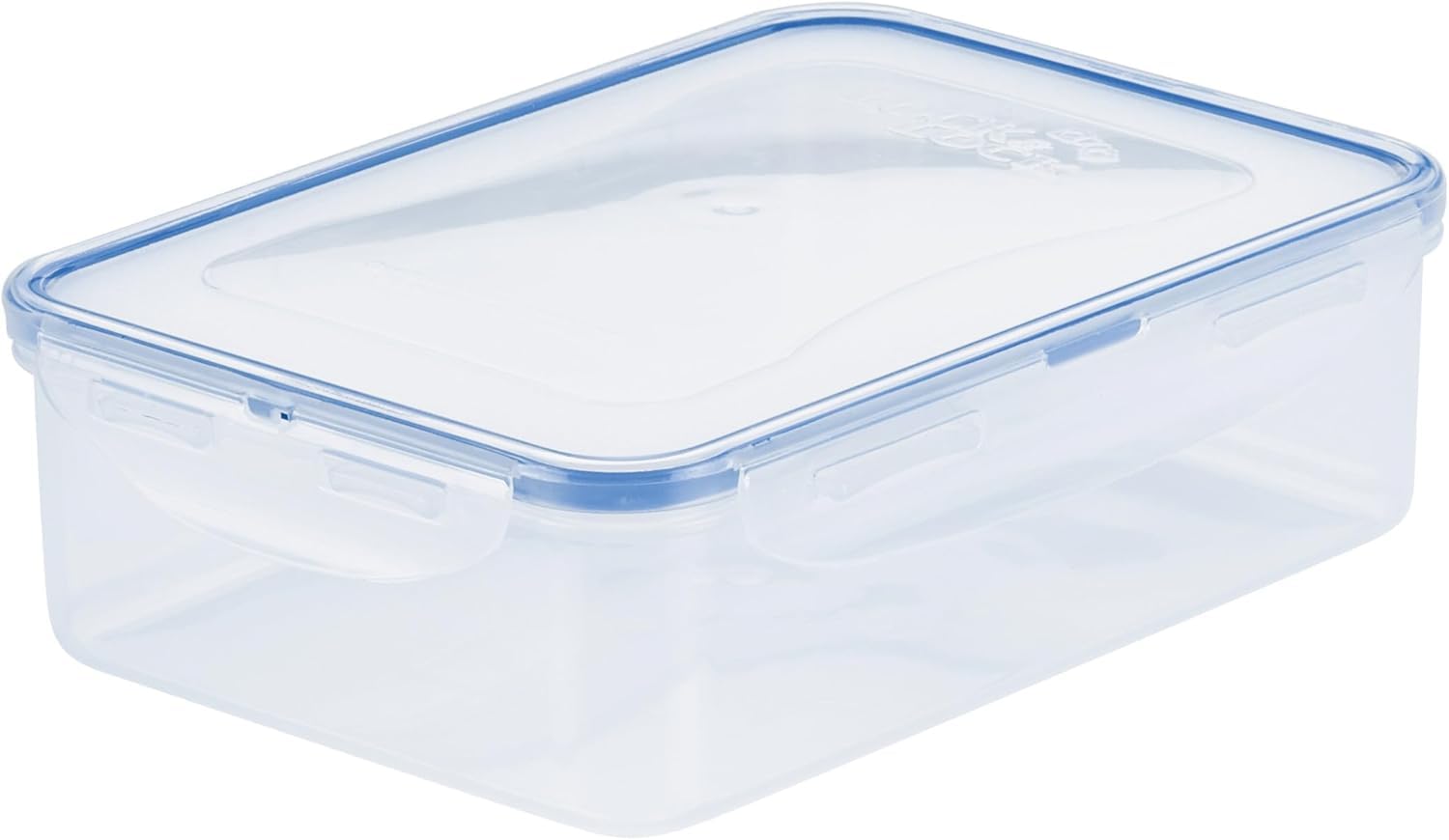 LOCK & LOCK Airtight Food Storage Containers with Lids - 54oz BPA-Free Plastic Kitchen Organizers for Meal Prep, Leftovers & Pantry Organization (Set of 4, Clear) - Perfect for Home, Office & Dorm Use