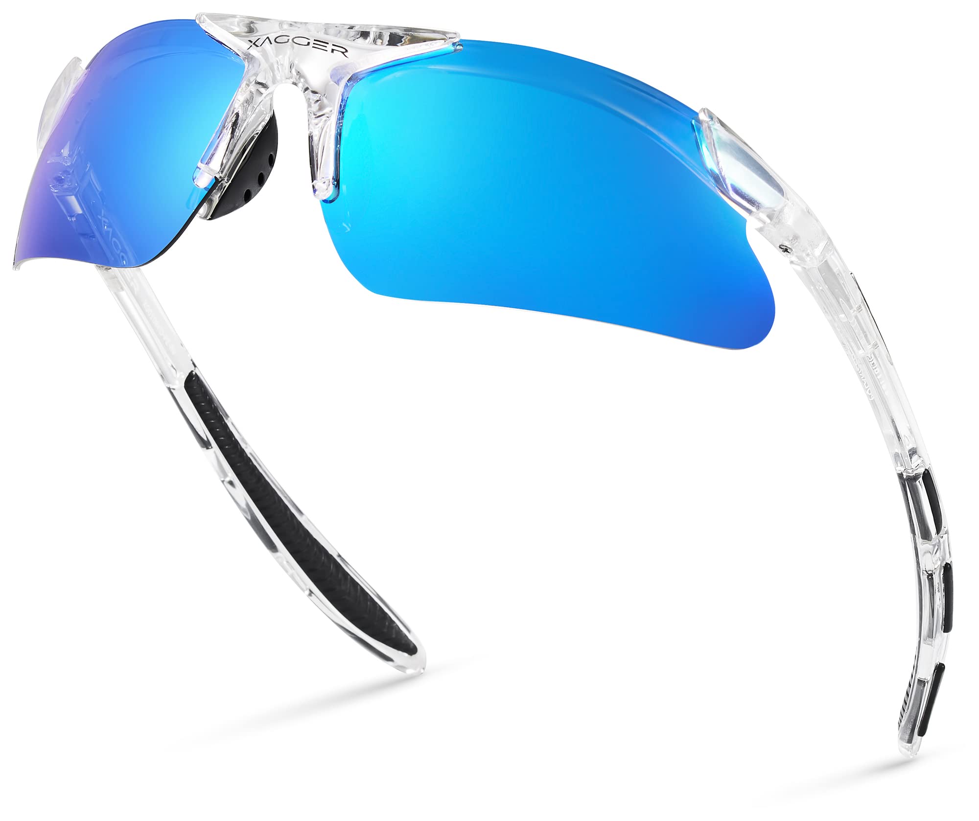 Xagger Kids Youth Polarized Sports Sunglasses for Boys & Girls - TR90 Frame UV Protection - Baseball, Softball, Running, Cycling & Outdoor Activities