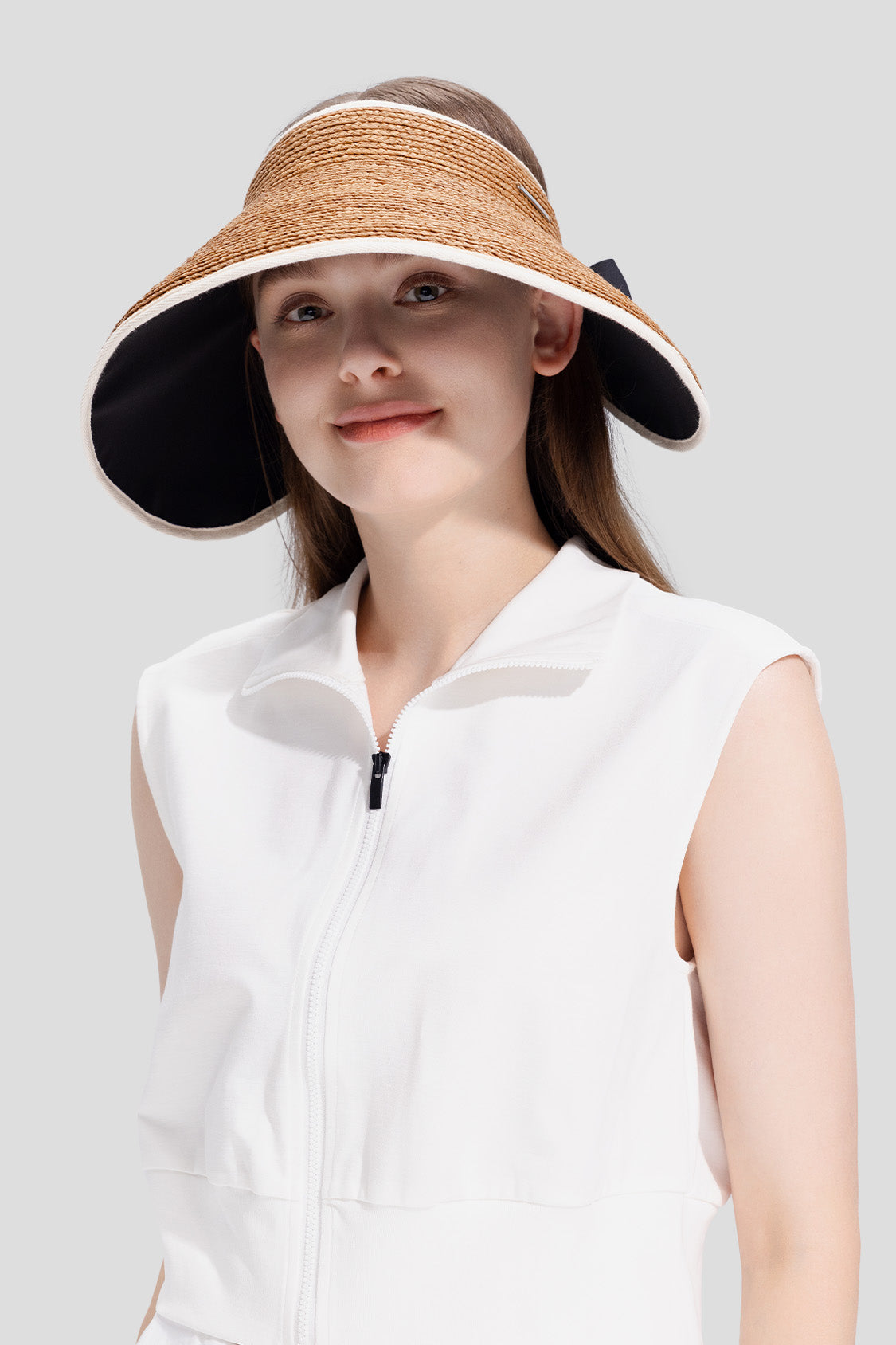 Oasys Women's UPF50+ Sun Protection Straw Hat - Wide Brim Beach Hat for Summer, Outdoor, Gardening & Travel