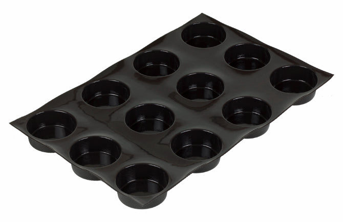Flexipan Tarte Tatin 12 Forms - Premium Silicone Baking Mold for Perfect Apple Tarts, Pies & Desserts | Ideal for Home Bakers & Professional Chefs | Oven, Freezer & Dishwasher Safe
