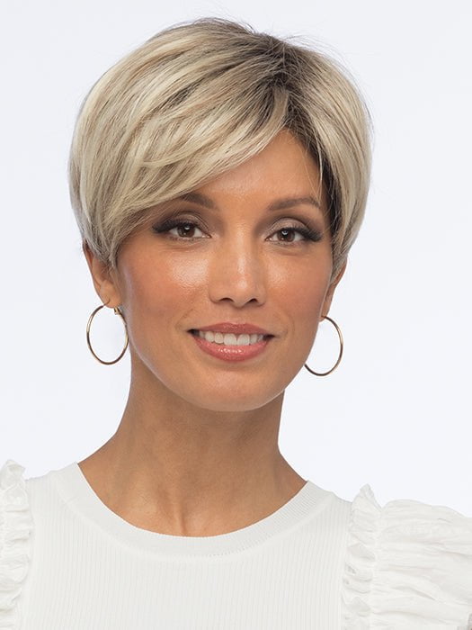 Ember Synthetic Lace Front Wig with Mono Top - Natural Looking Human Hair Wig for Women - Perfect for Daily Wear, Cosplay & Special Occasions