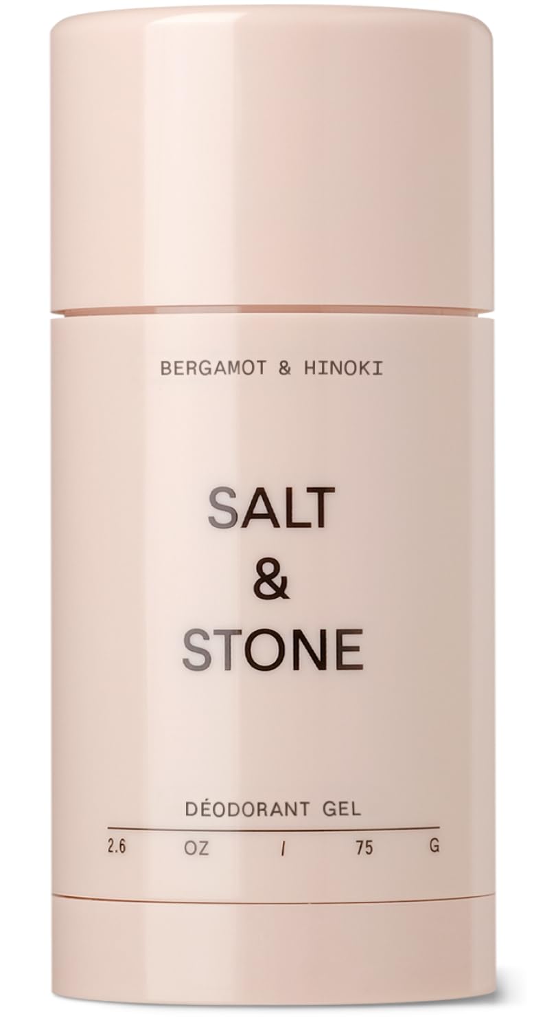 SALT & STONE Sensitive Skin Deodorant Gel for Women & Men - Aluminum Free, Baking Soda Free, Paraben Free, Sulfate Free & Phthalate Free | Natural & Gentle for Sensitive Skin | 2.6 oz | Perfect for Daily Use, Gym & Outdoor Activities
