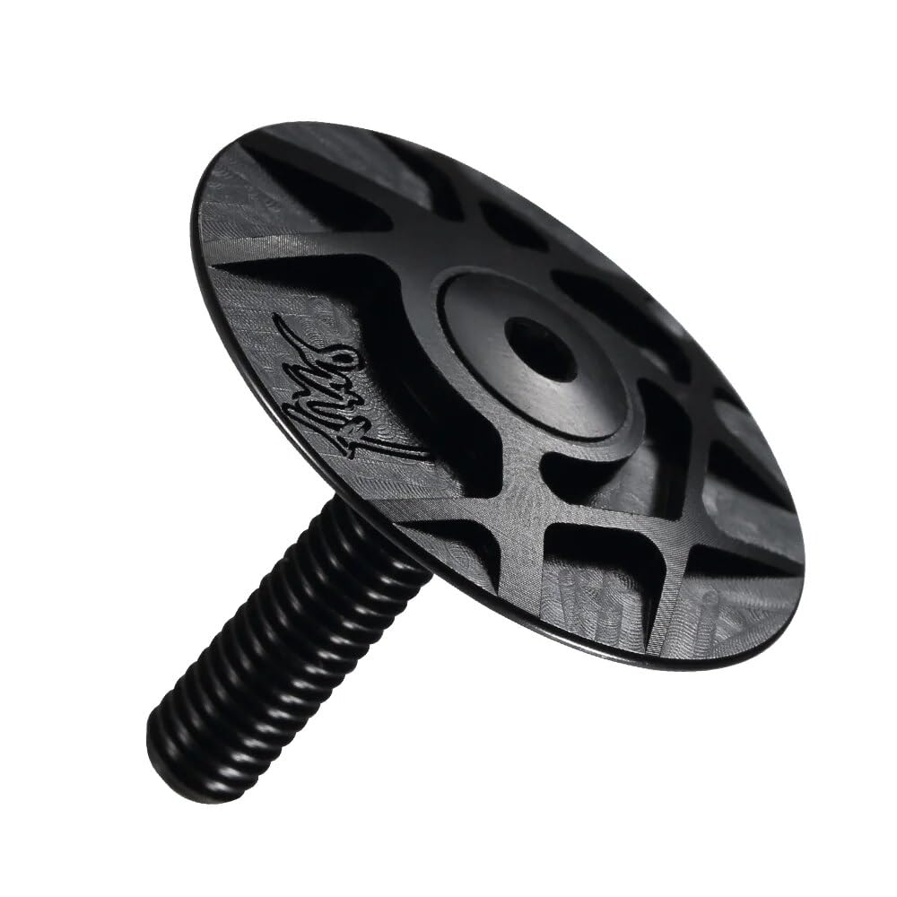 Premium Aluminum Bike Headset Stem Caps with Screws - Compatible with MTB & Road Mountain Bicycles - Durable Top Cap Tune-Cap Accessories for Smooth Rides on Trails & Commutes