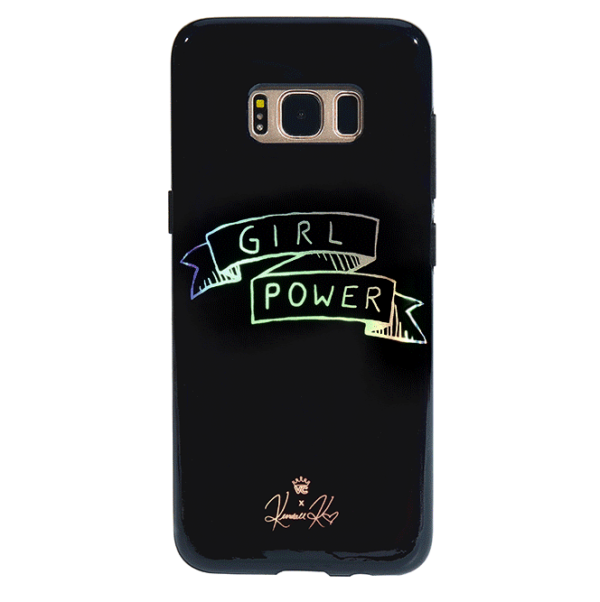 Kendall Vertes Girl Power iPhone Case - Trendy Protective Cover for iPhone 12/13/14/15 - Perfect for School, Work & Everyday Use