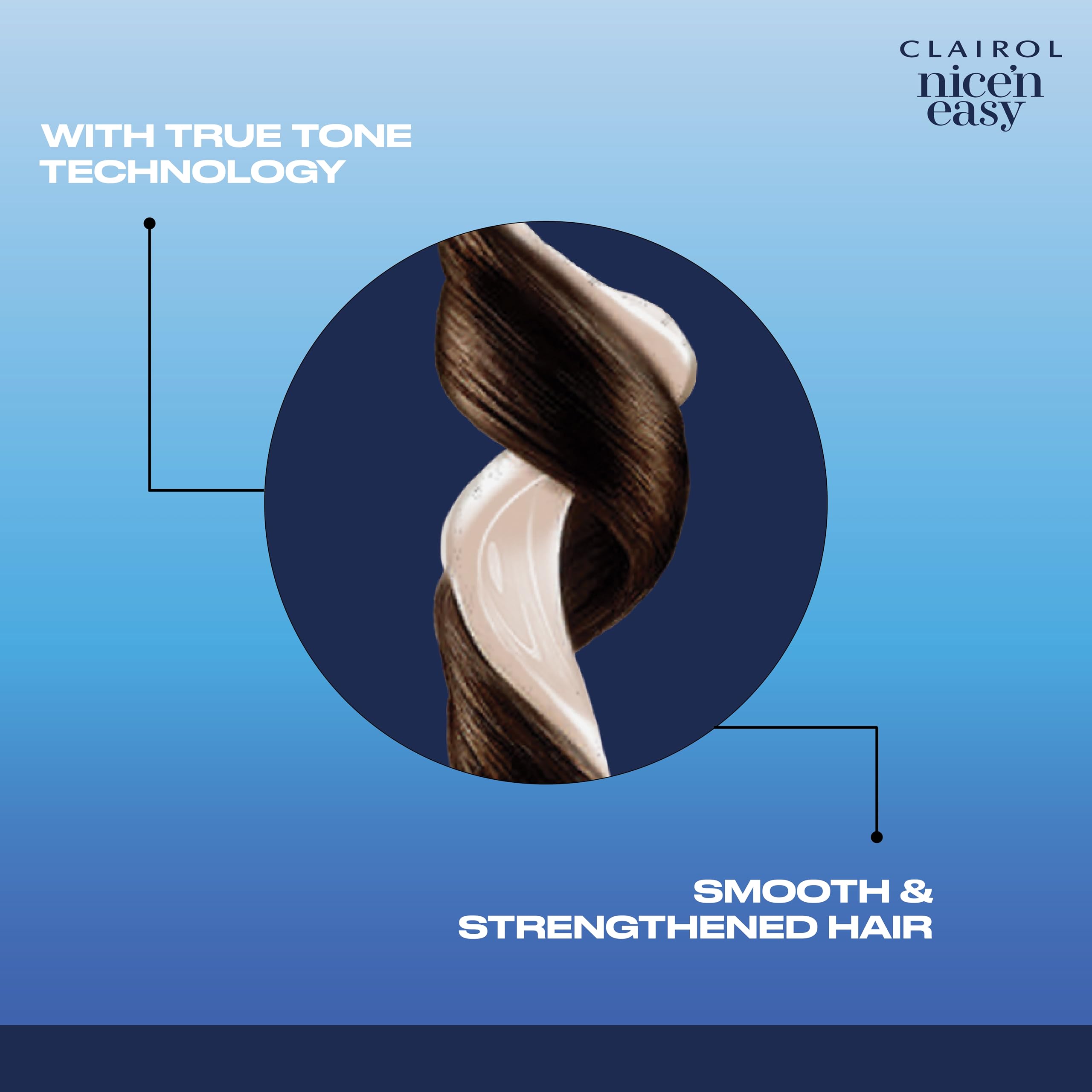 Clairol Nice'n Easy Permanent Hair Dye - 2 Black Hair Color Kit (Pack of 3) | Long-Lasting Gray Coverage & Vibrant Color for At-Home Hair Coloring