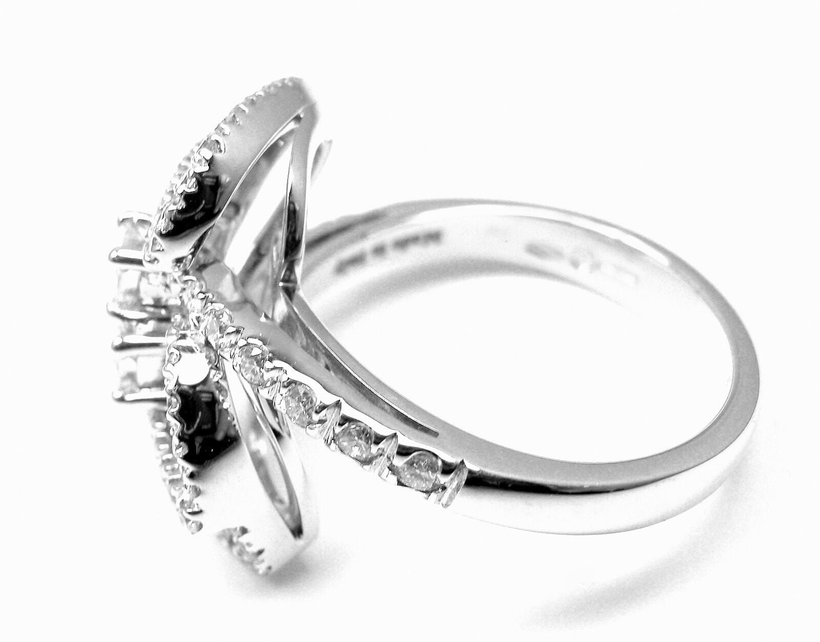 Authentic Damiani Madeira 18k White Gold 0.80ct Diamond Ring with Certificate - Luxury Italian Jewelry for Women, Perfect for Engagement, Anniversary & Special Occasions