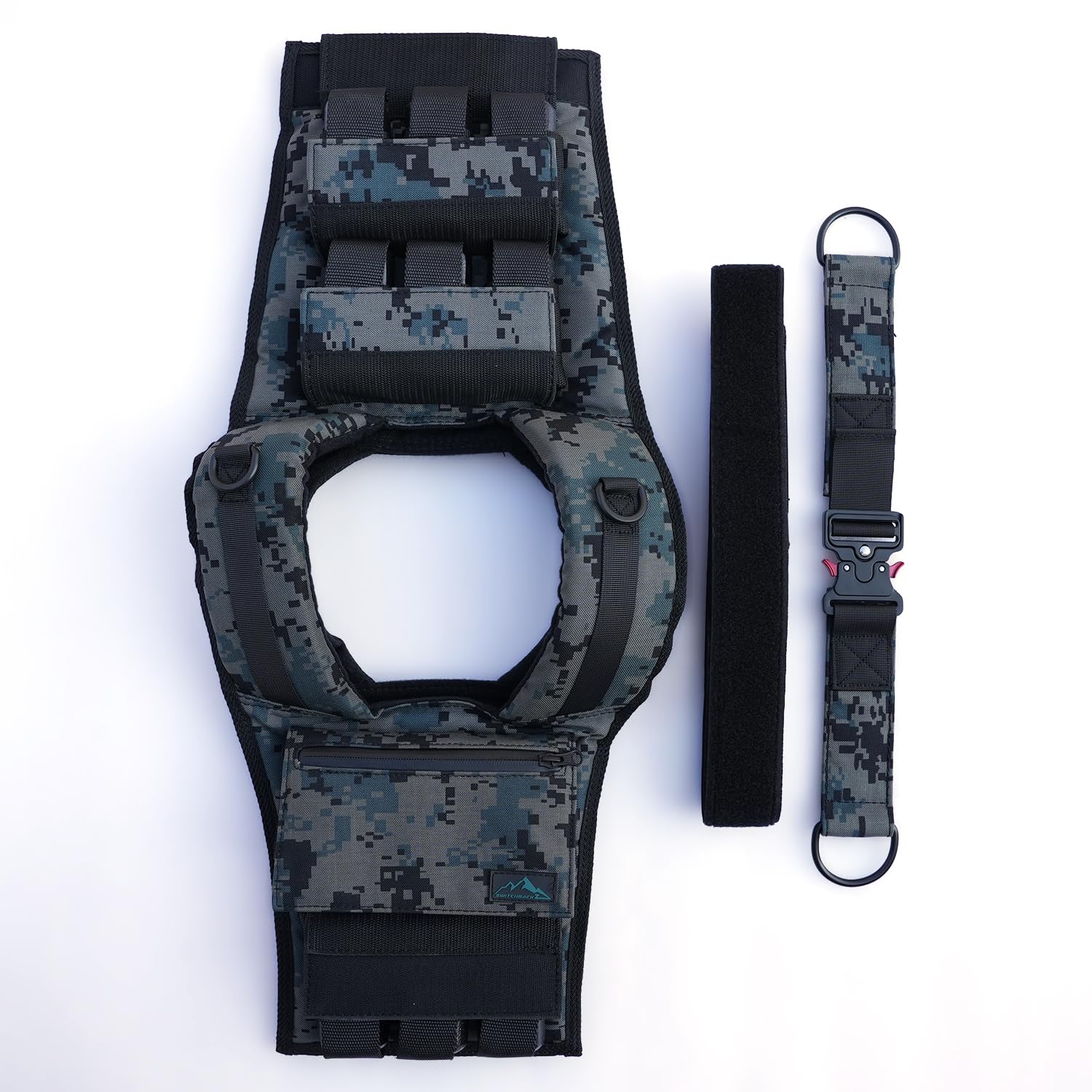Adjustable Weighted Vest with Removable Iron Bars - 26lb Weight Vest for Men & Women with Washable Liner & Coble Style Buckle | 1000D Strength Training Workout Vest for Bodyweight, Running, Walking & CrossFit | Perfect for Home Gym, Outdoor Fitness & HIIT Training