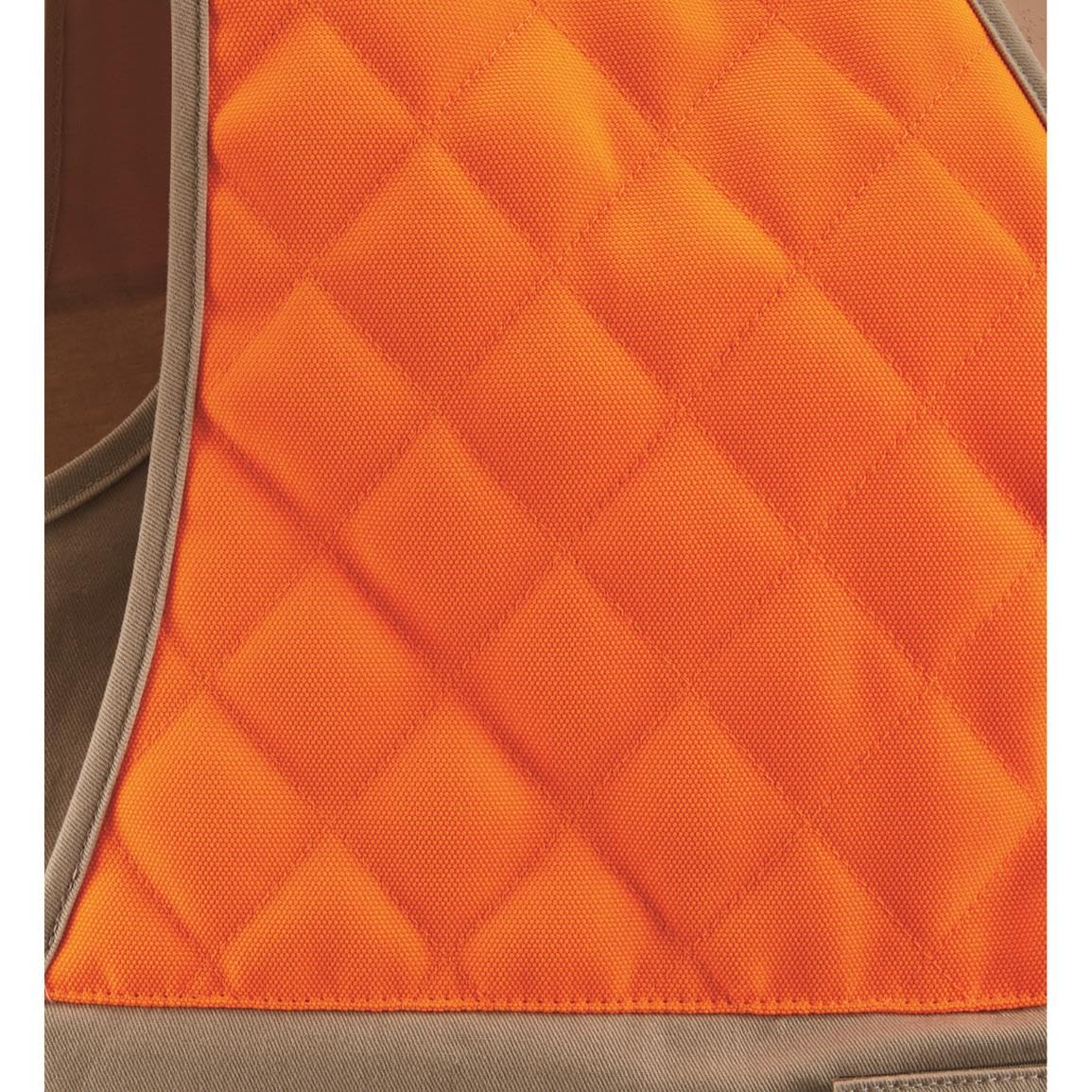 Guide Gear Men's Upland Hunting Vest - Orange Bird Hunting Vest with Back Game Pouch for Pheasant, Quail & Grouse Hunting | Durable Field Vest for Outdoor Sports & Birdwatching