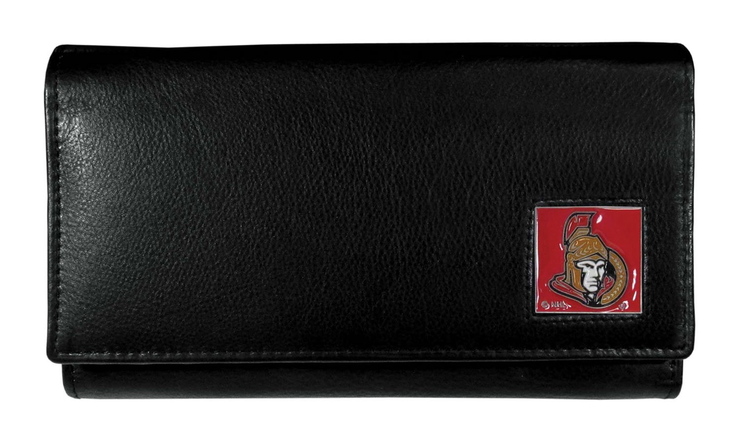 Siskiyou Sports NHL Genuine Leather Women's Wallet - Stylish & Durable Ladies Billfold for Hockey Fans - Perfect for Game Day, Shopping & Everyday Use