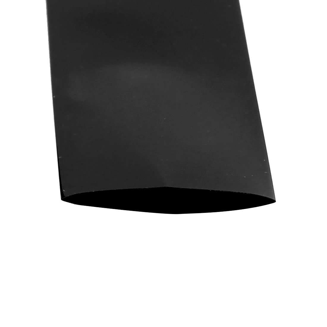 30mm Flat PVC Heat Shrink Tube - 8.1M Length Black Cable Sleeve for 18650 Batteries | Wire Management, DIY Projects, Electrical Insulation