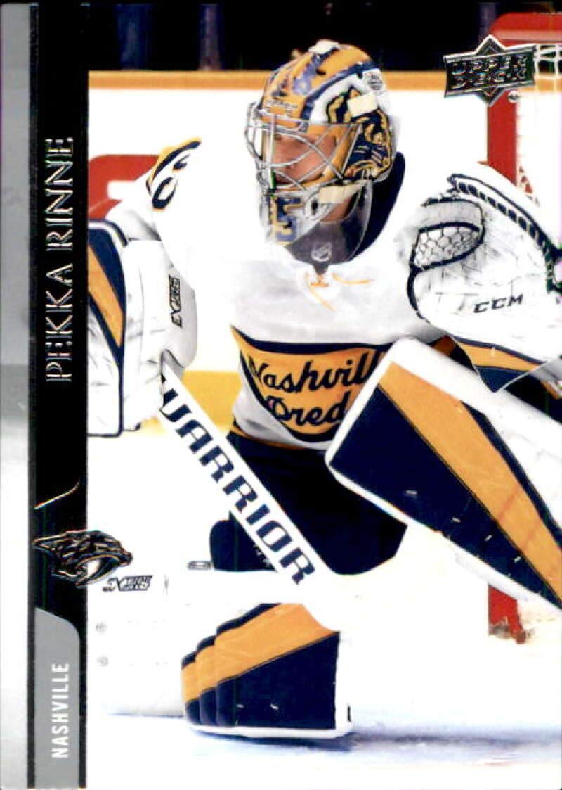 2020-21 Upper Deck #359 Pekka Rinne Nashville Predators Hockey Card - Collectible NHL Trading Card for Fans & Collectors - Perfect for Sports Memorabilia Displays & Trading Card Collections
