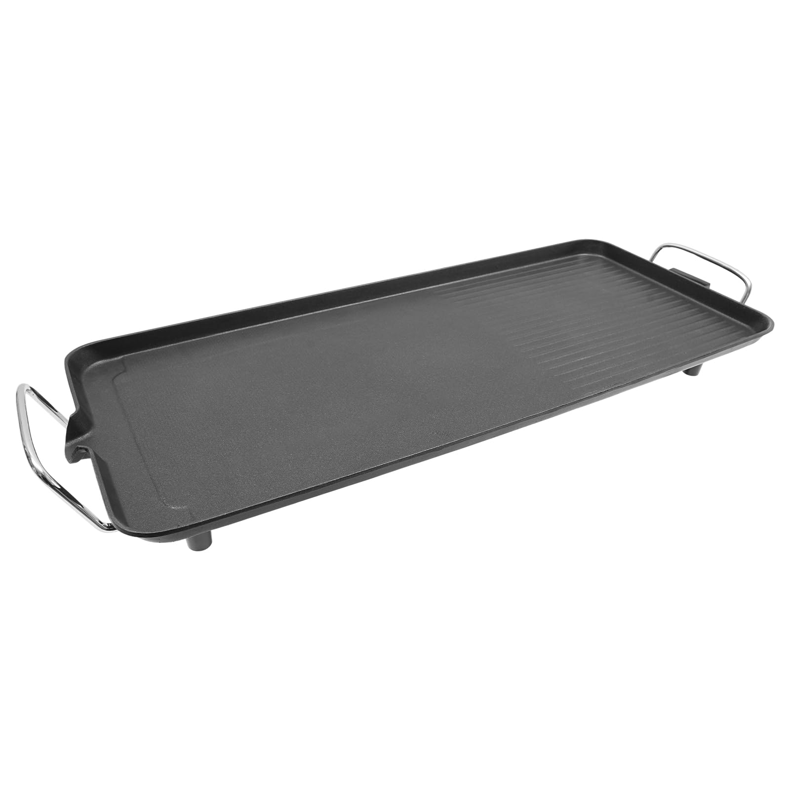 1500W Electric BBQ Grill - Large Indoor/Outdoor Portable Hibachi Griddle with 5-Temperature Settings - Perfect for Teppanyaki, Yard Parties, Travel, Picnic & Camping Cooking