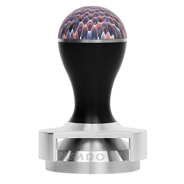 58.5mm Heavy Duty Metal Coffee Tamper - Professional Espresso Press for Baristas & Home Brewing - Perfect for Espresso Machines & Coffee Shops