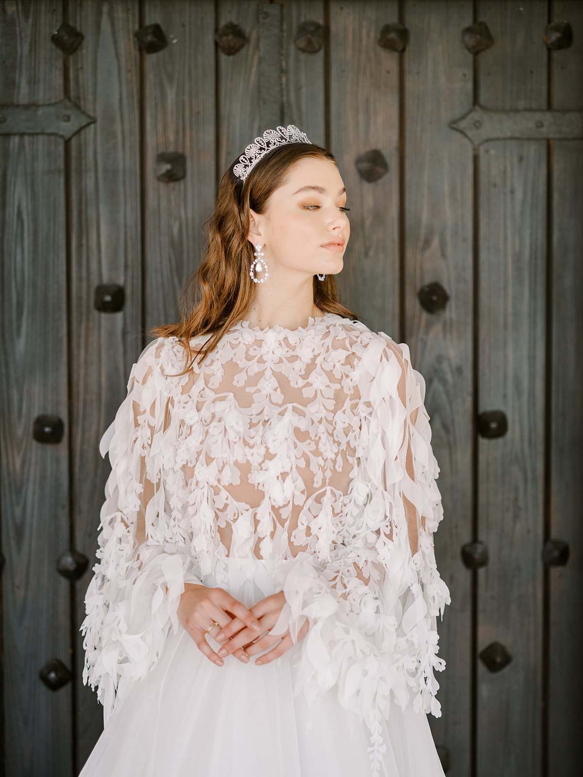 LILIBET Simulated Diamond Royal Bridal Crown Tiara - Elegant Wedding Headpiece for Brides, Princess Costume Accessory & Photo Prop | Perfect for Weddings, Prom, Pageants, and Special Occasions