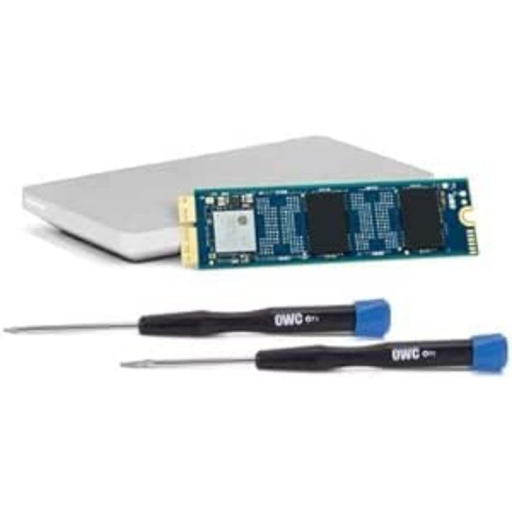 OWC 480GB Aura N2 NVMe SSD Upgrade Kit with Envoy Pro Enclosure - Compatible with MacBook Pro Retina (Late 2013-Mid 2015) & MacBook Air (Mid 2013-2017) - Faster Performance for Video Editing, Gaming & Professional Work