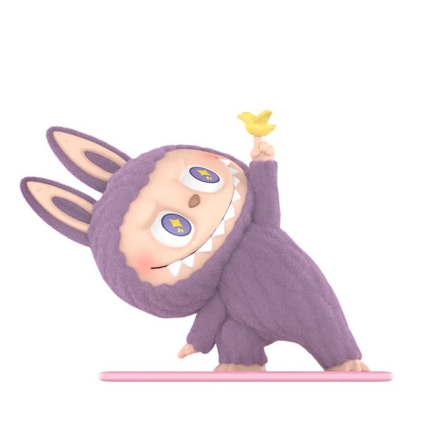 POP MART The Monsters Lazy Yoga Series Blind Box - Cute Collectible Vinyl Figures for Home Decor, Office Display & Gift Giving