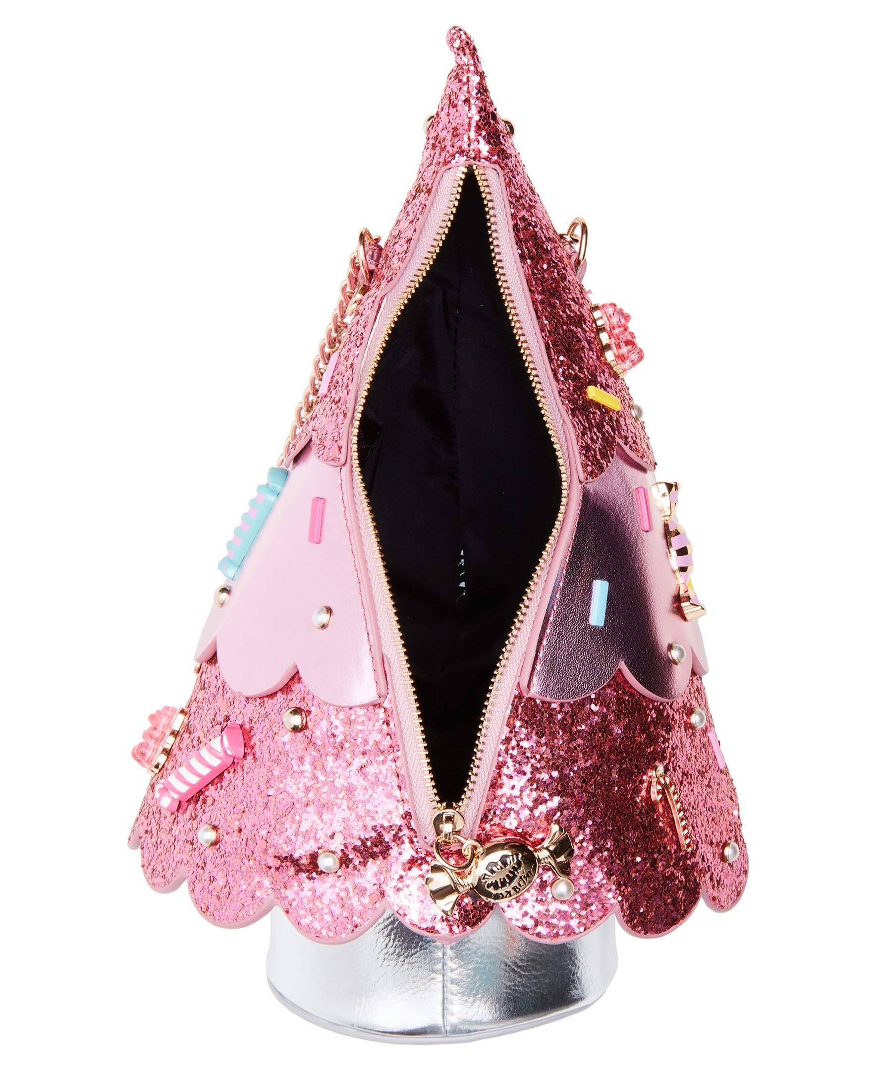 Betsey Johnson Candy Tree Crossbody Bag in Pink - Stylish and Trendy Women's Shoulder Purse for Parties, Dates & Everyday Use