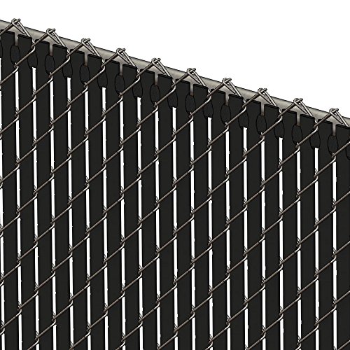 3 Foot Privacy Top Lock Slats - Black - Made in USA - Perfect for Fencing, Deck Railings & Outdoor Privacy Screens