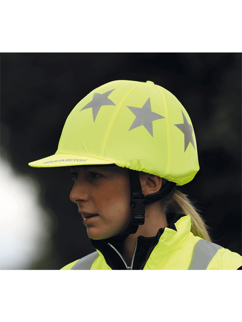 High Visibility Lycra Hat Cover - Reflective & Breathable for Running, Cycling & Outdoor Safety Gear